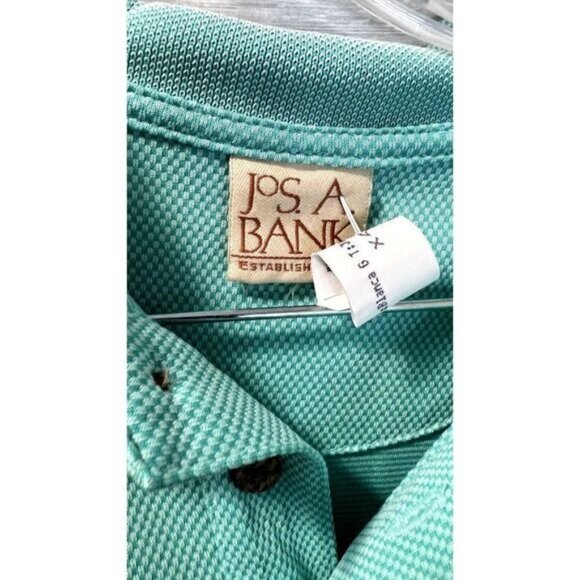 Jos A BANK Men's‎ Short Sleeve Solid Stretch Cotton Pique Polo Shirt - Picture 5 of 5